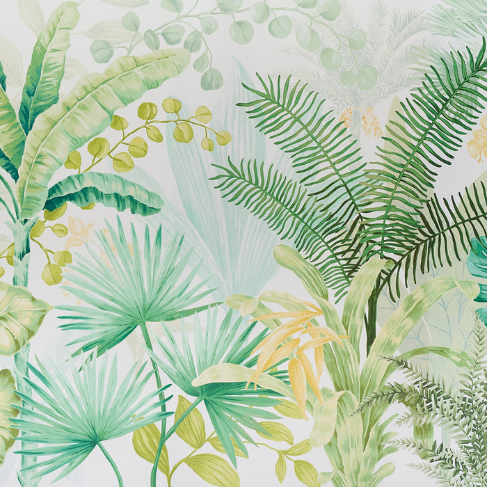 Schumacher Big Tropical Panel Set Green Wallpaper 5013270