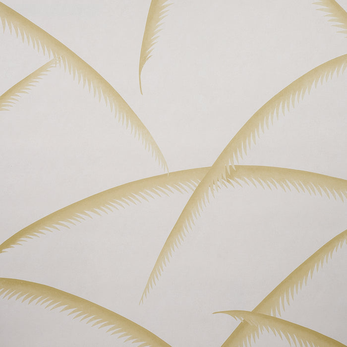 Schumacher Deco Palms Gold Wallpaper 5013302