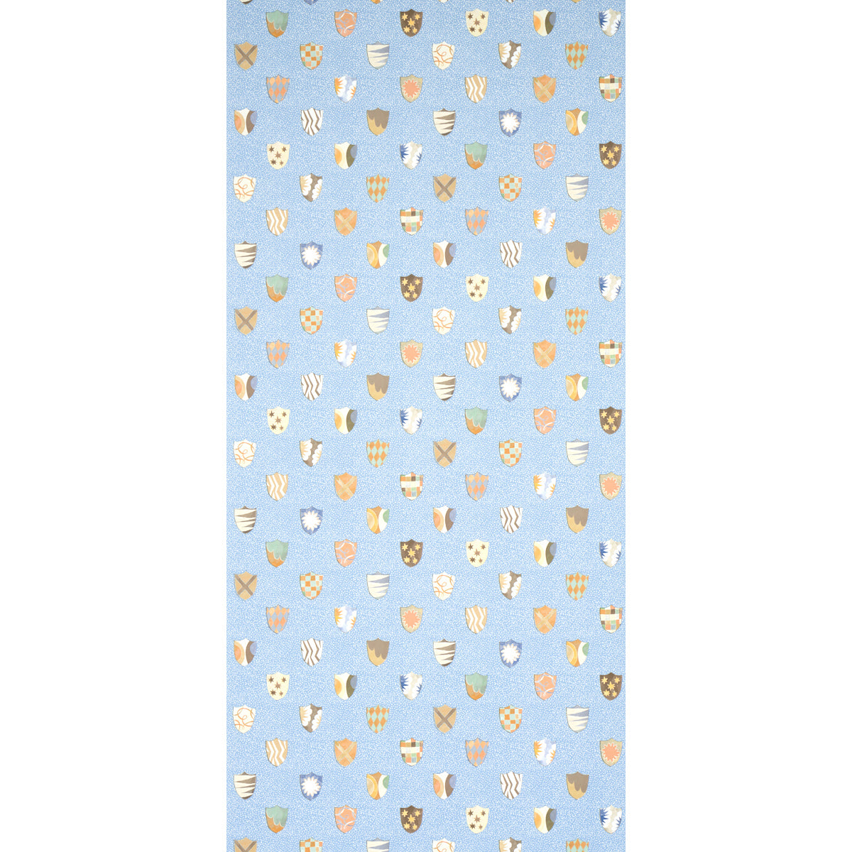 Schumacher Heraldic Oxford Blue Wallpaper 5013491