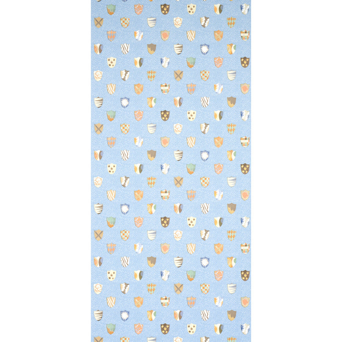 Schumacher Heraldic Oxford Blue Wallpaper 5013491