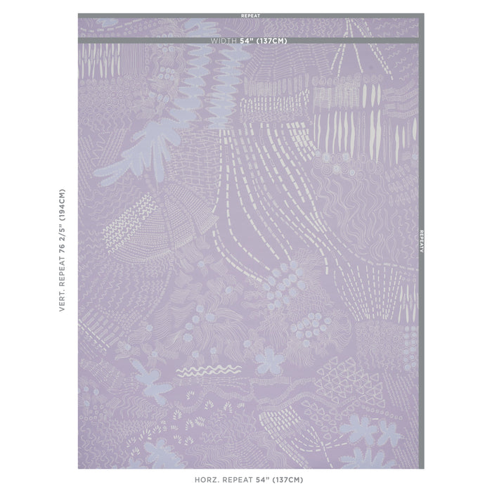 Schumacher Haven Lilac Wallpaper 5013562