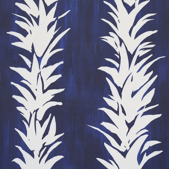 Schumacher White Lotus Cobalt Wallpaper 5013661