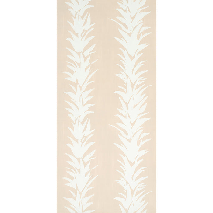 Schumacher White Lotus Sand Wallpaper 5013663