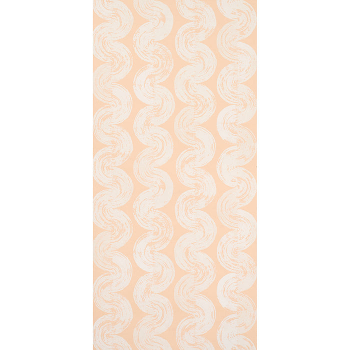 Schumacher 1975 Light Peach Wallpaper Sample 5013673