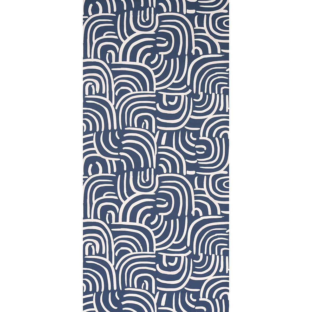 Schumacher New Beat Dark Blue Wallpaper 5013691