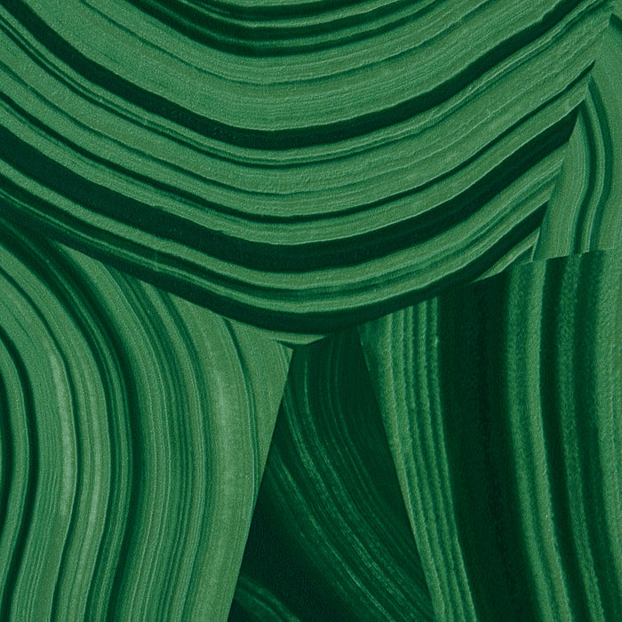 Schumacher Agate Slice Malachite Green Wallpaper 5013891