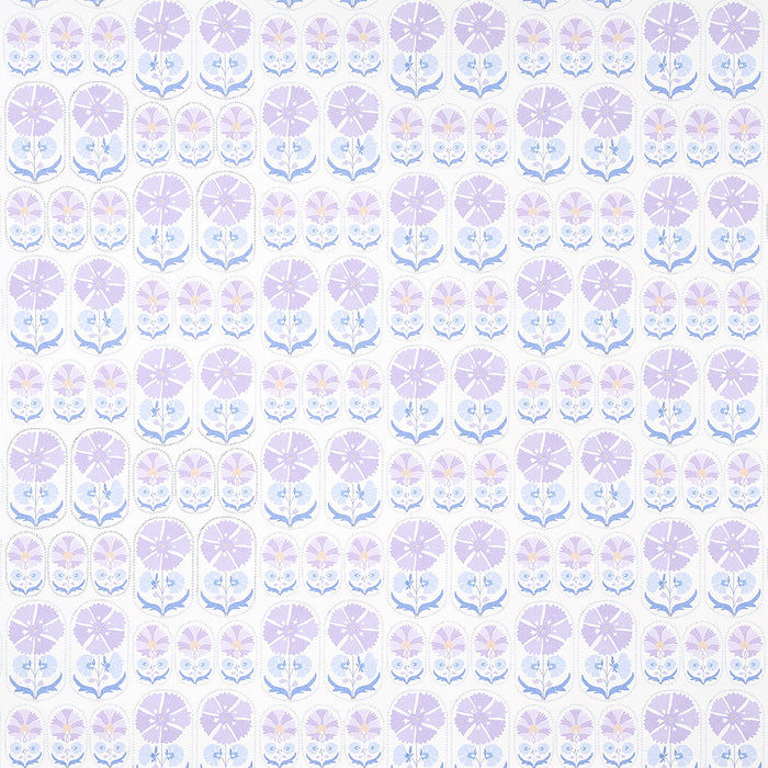 Schumacher Anjuna Floral Lilac Wallpaper 5014111