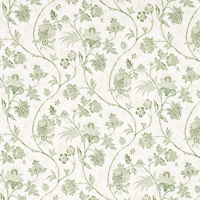 Schumacher Chinoiserie Vine Leaf Green Wallpaper 5014351