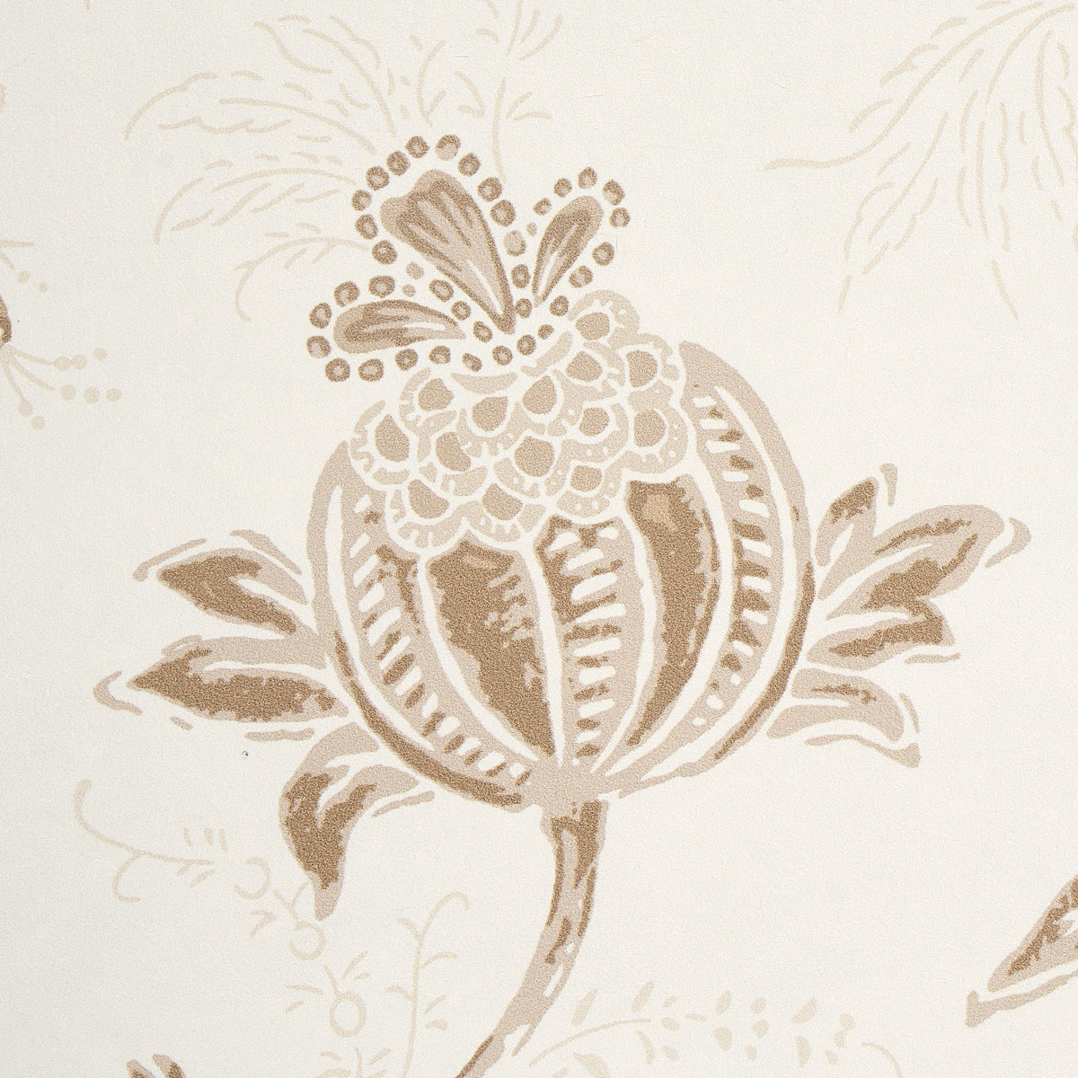 Schumacher Chinoiserie Vine Neutral Wallpaper 5014352