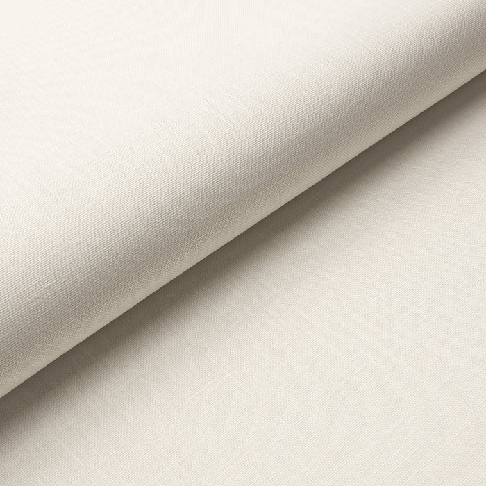 Schumacher Performance Linen Wallcovering Ivory Wallpaper 5014520