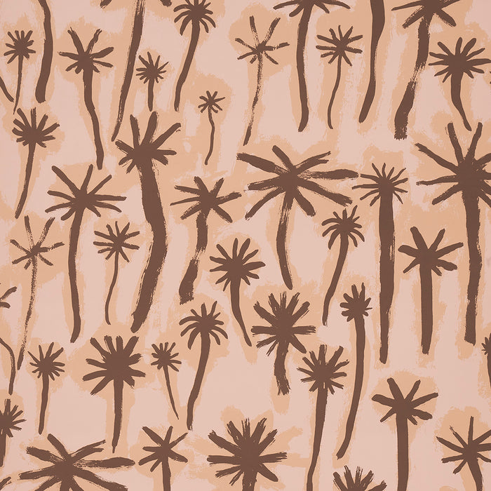 Schumacher Palmitas Coral Wallpaper 5014600