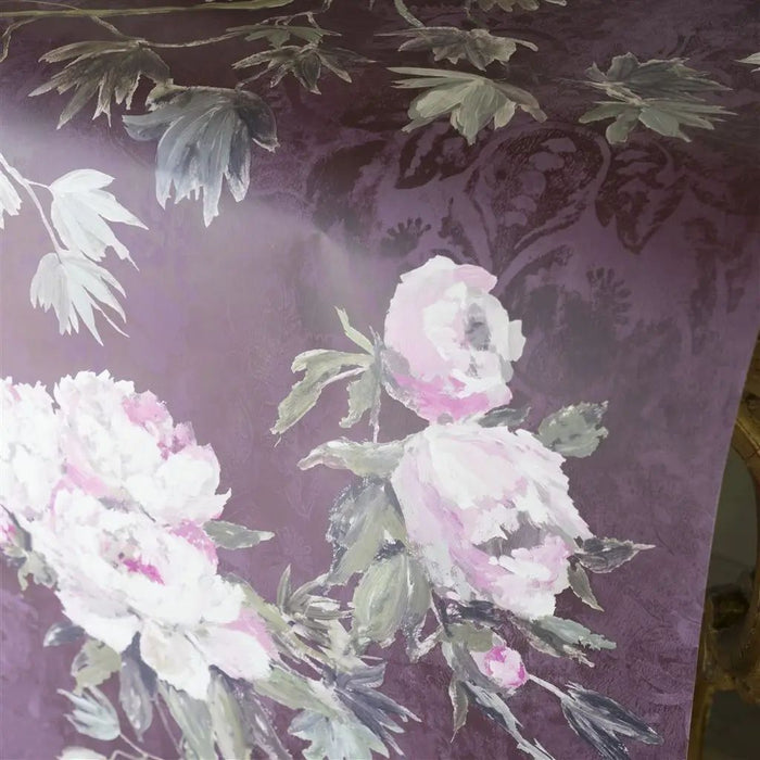 Designers Guild Floreale Damson Wallpaper PDG673/04