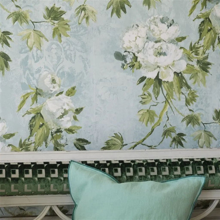 Designers Guild Floreale Steel Wallpaper PDG673/05