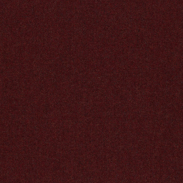 Schumacher Jermyn Solid Flannel Maroon Fabric 50315