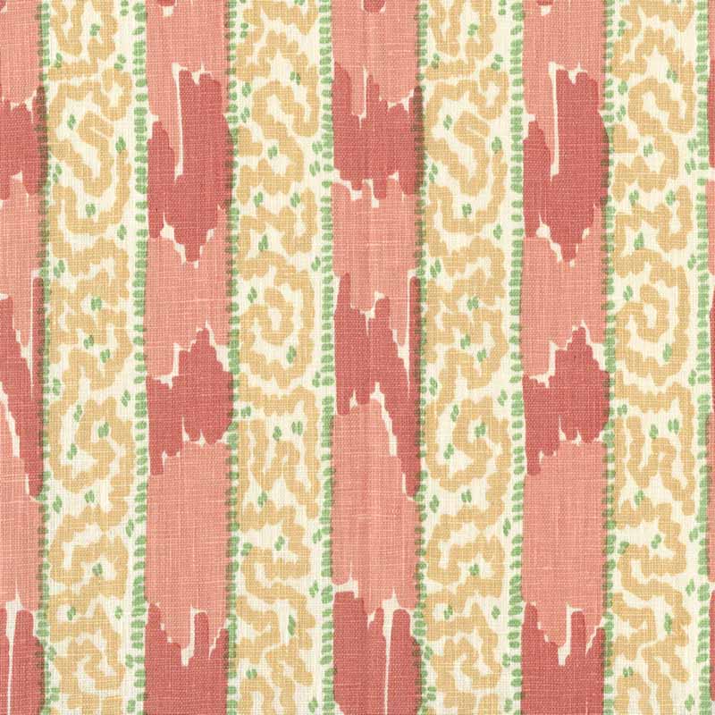 China Seas Bijou Stripe Melon Yellow Green Fabric 5060-05