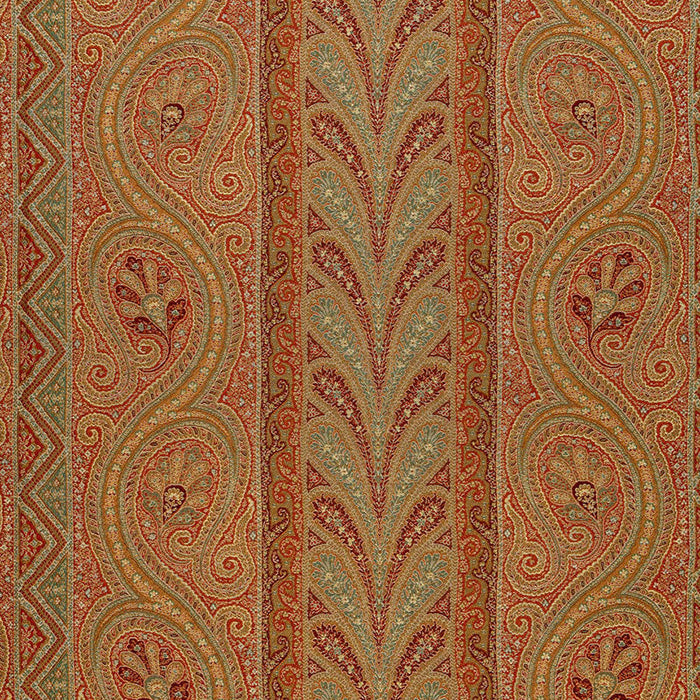 Schumacher Chatelaine Paisley Tuscan Fabric Sample 50773