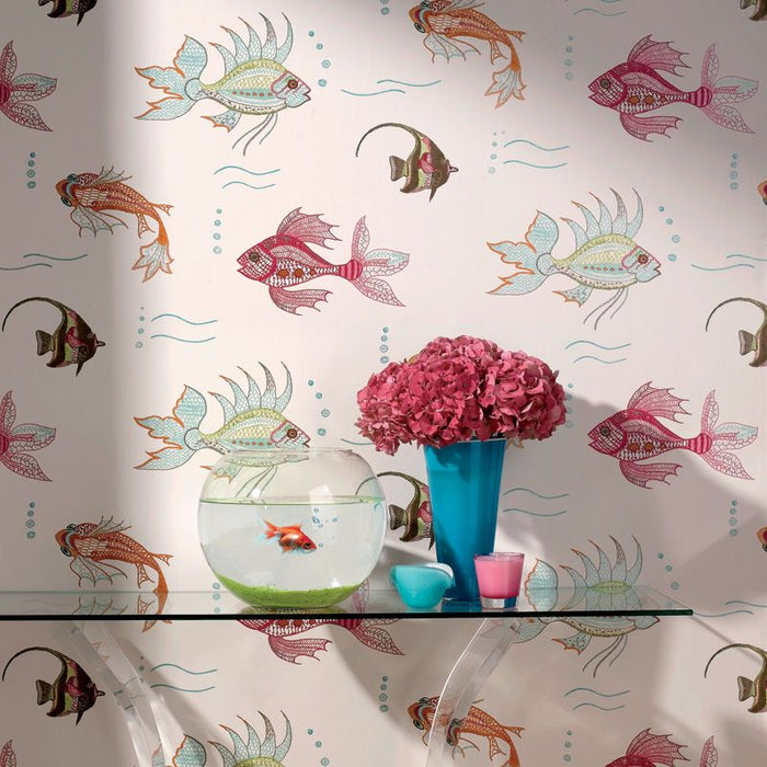 Nina Campbell Aquarium 01 Wallpaper NCW3833-01