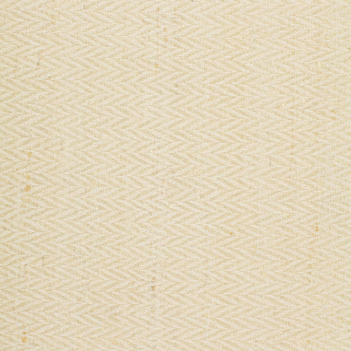 Schumacher Keira Silk Herringbone Ivory Fabric Sample 51840