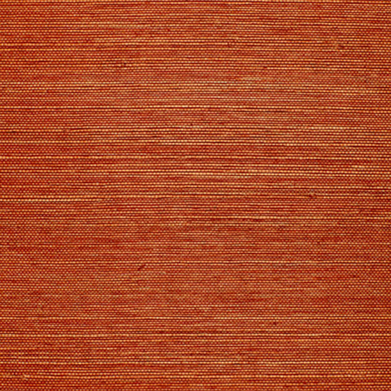 Schumacher Ningbo Sisal Russet Wallpaper 524314