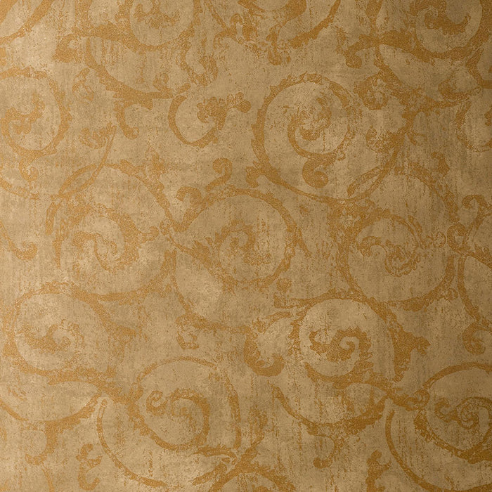 Schumacher Bernini Scroll Brushwood Wallpaper 528170