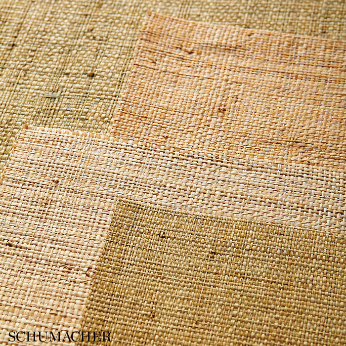 Schumacher Fidenza Ground Straw Wallpaper 528942