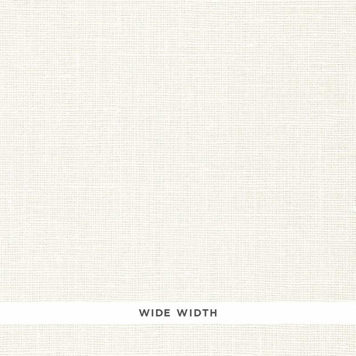 Schumacher Liege Linen Off White Wallpaper 529820