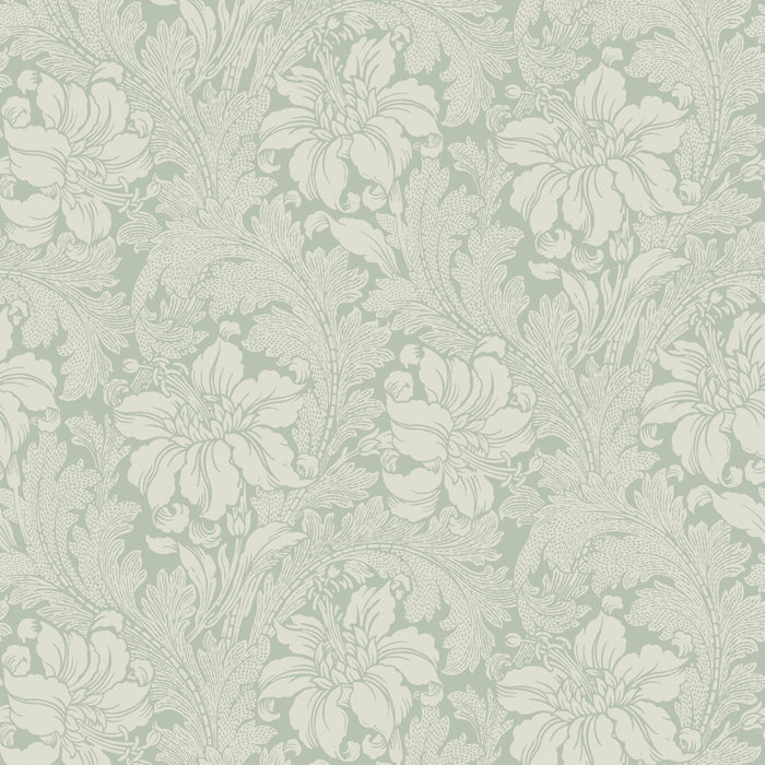 Schumacher Acanthus Garden Sage Wallpaper 5350