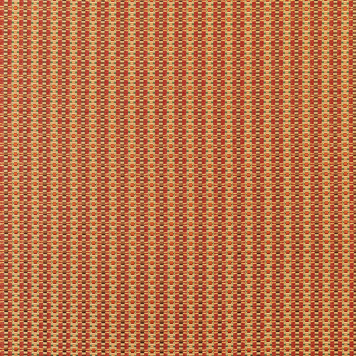 Schumacher Belvedere Weave Russet Fabric Sample 54032