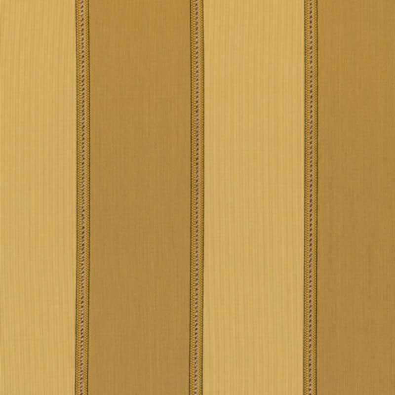 Schumacher Fitzroy Stripe Khaki/Sisal Fabric 54042