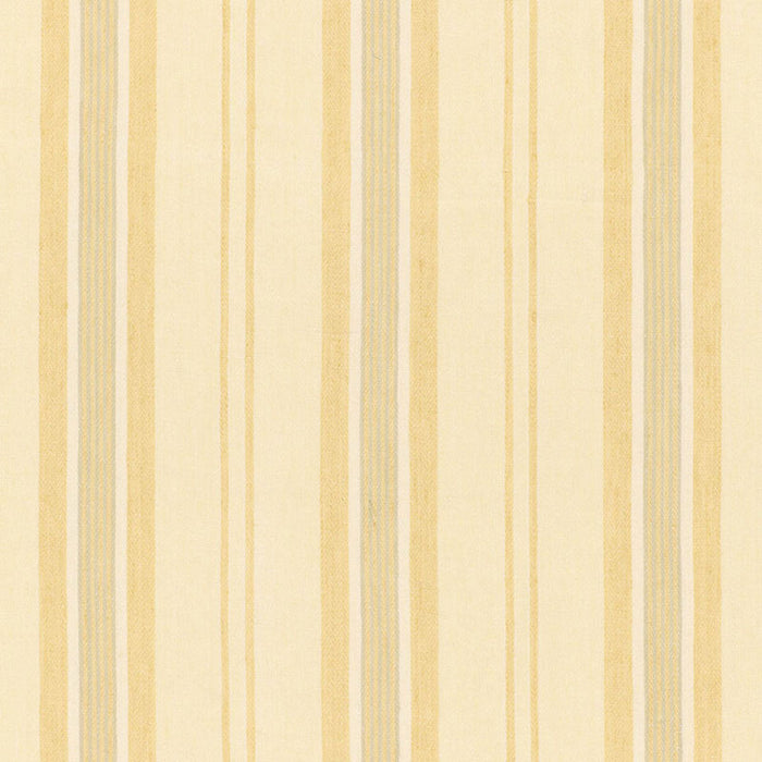 Schumacher Sagaponic Linen Stripe Sisal Fabric Sample 54151