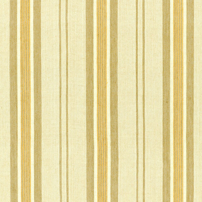 Schumacher Sagaponic Linen Stripe Driftwood Fabric Sample 54152