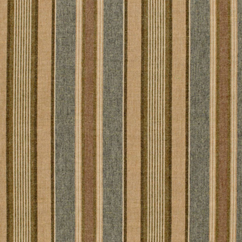 Schumacher Edgemere Stripe Denim Fabric 54201