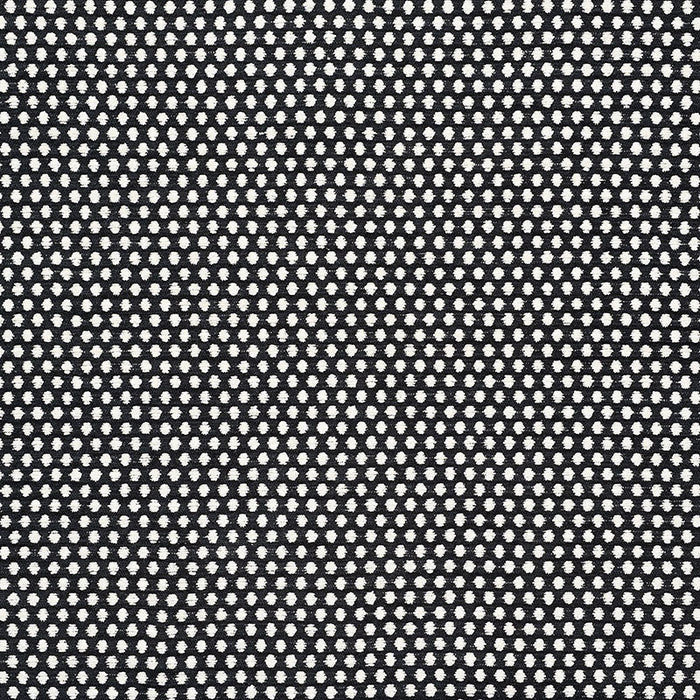 Schumacher Sabina Ivory & Black Fabric Sample 54601