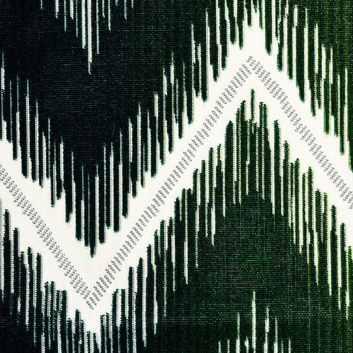 Schumacher Shock Wave Peacock Fabric Sample 54864