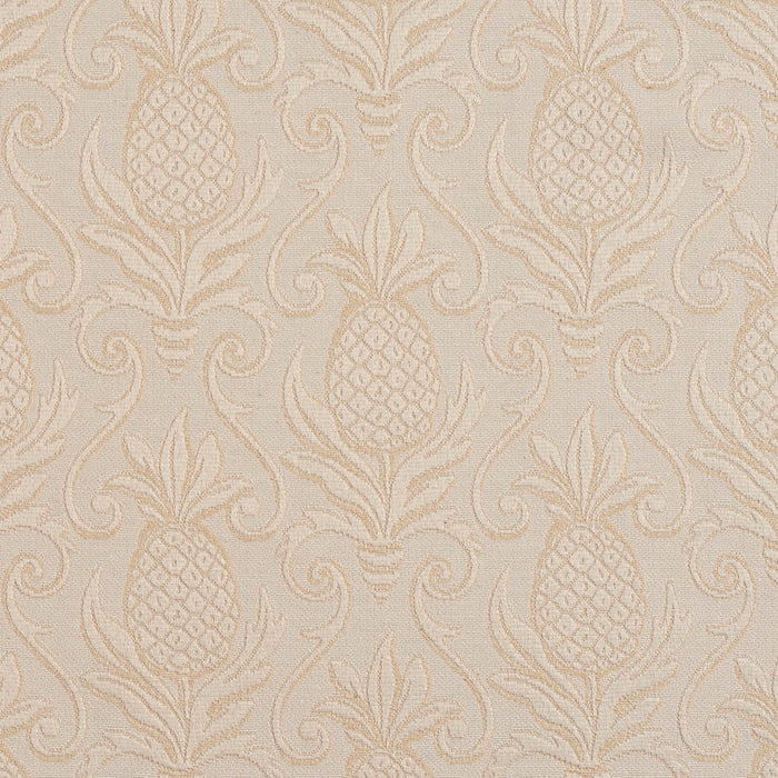 Charlotte Ivory/pineapple Fabric Sample 5519