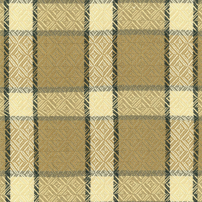 Schumacher Chesterfield Plaid Cork Fabric Sample 55331