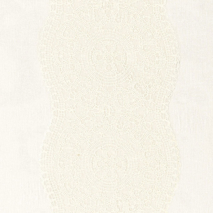 Schumacher Alencon Ivory Fabric Sample 55420