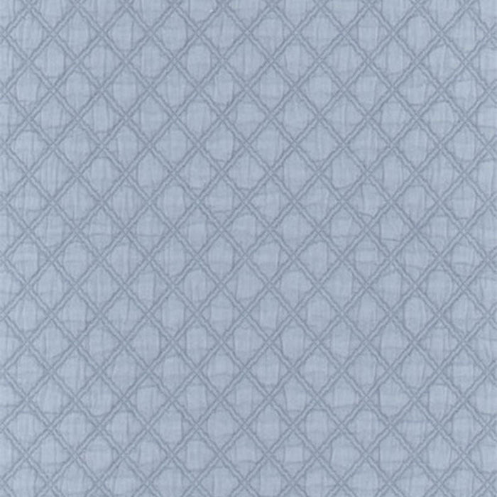 Schumacher Lucca Matelasse Delft Fabric Sample 55585