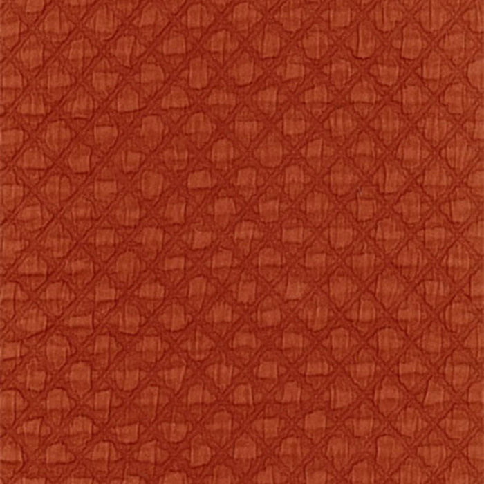 Schumacher Lucca Matelasse Spice Fabric Sample 55587