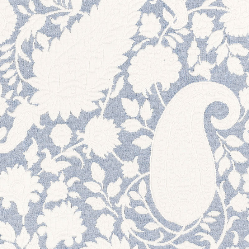 Schumacher Cachemire Cortona Delft Fabric 55642