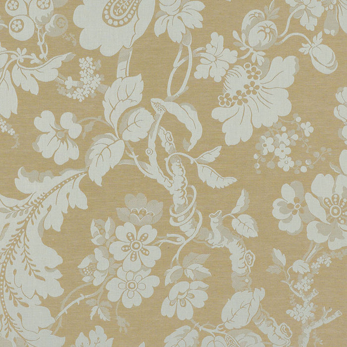 Schumacher Pont Royal Damask Moonstone Fabric 55662