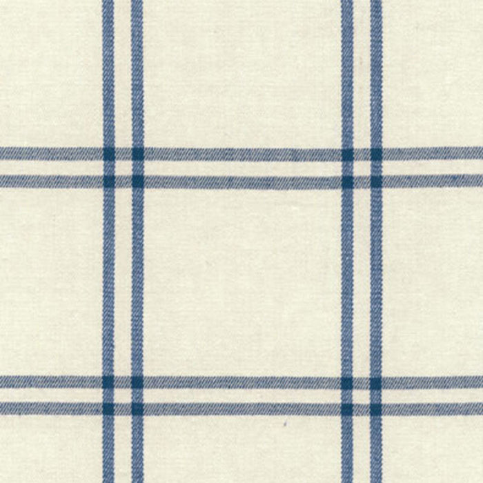 Schumacher Luberon Plaid Indigo Fabric Sample 55715