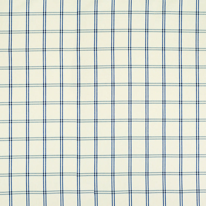 Schumacher Luberon Plaid Blue Fabric Sample 55716