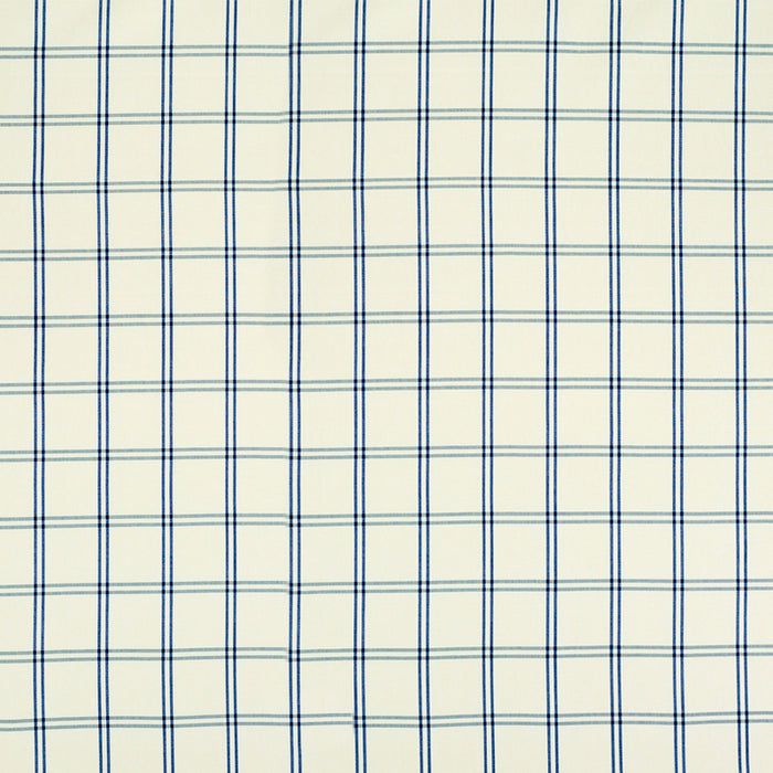 Schumacher Luberon Plaid Blue Fabric 55716