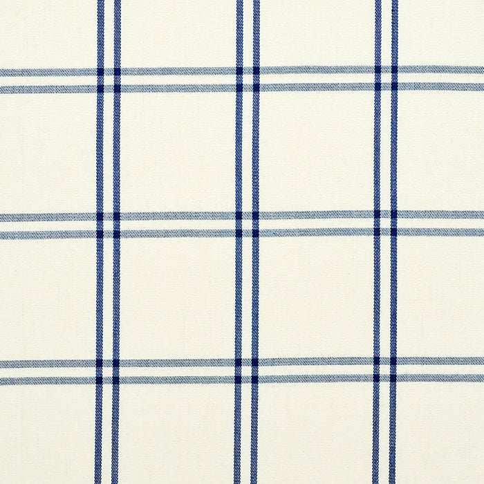 Schumacher Luberon Plaid Blue Fabric Sample 55716