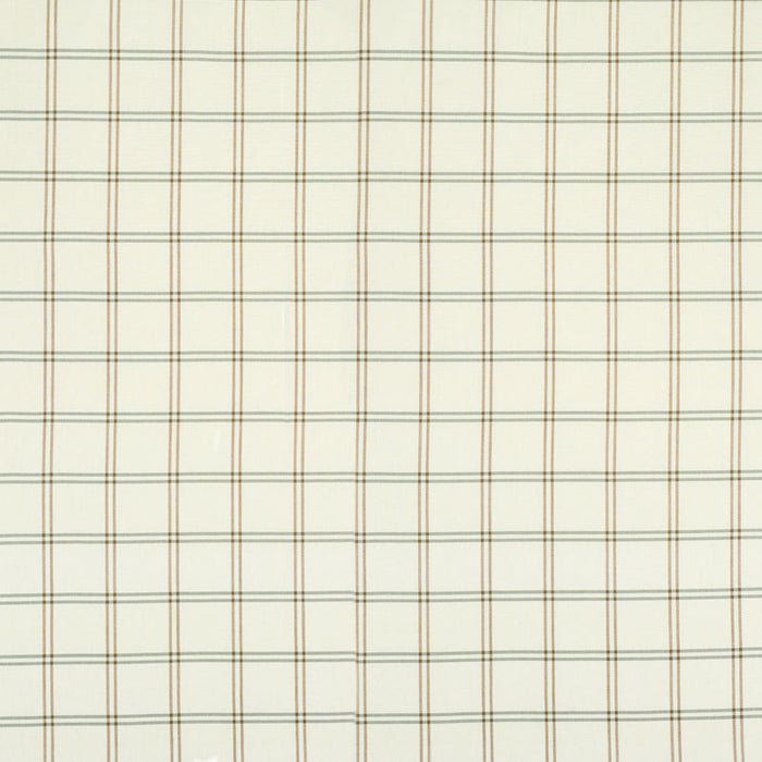 Schumacher Luberon Plaid Natural Fabric Sample 55717