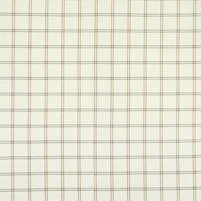 Schumacher Luberon Plaid Natural Fabric 55717