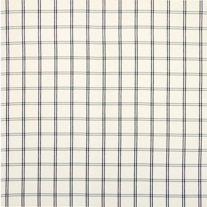 Schumacher Luberon Plaid Black Fabric Sample 55718