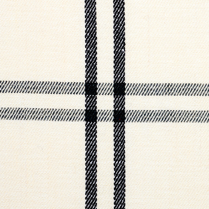 Schumacher Luberon Plaid Black Fabric 55718