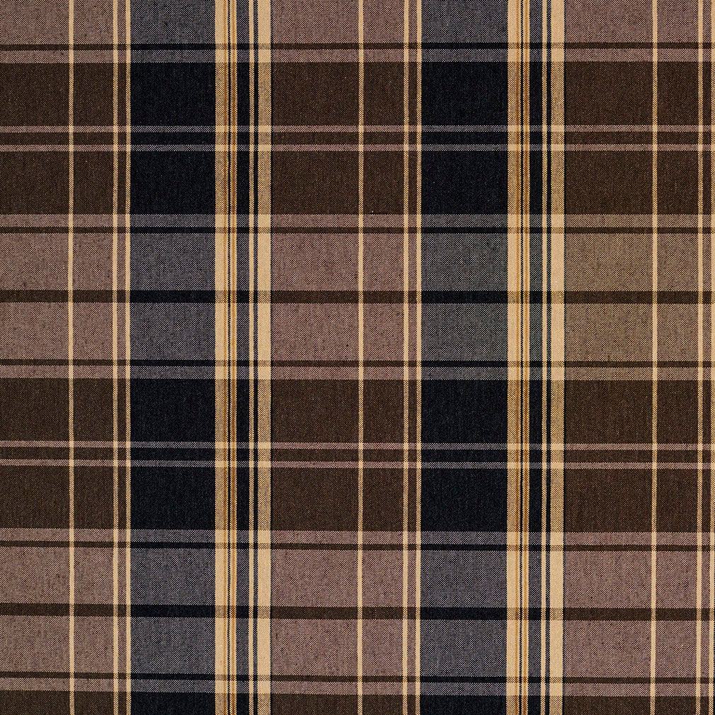 Charlotte Espresso Plaid Fabric 5807